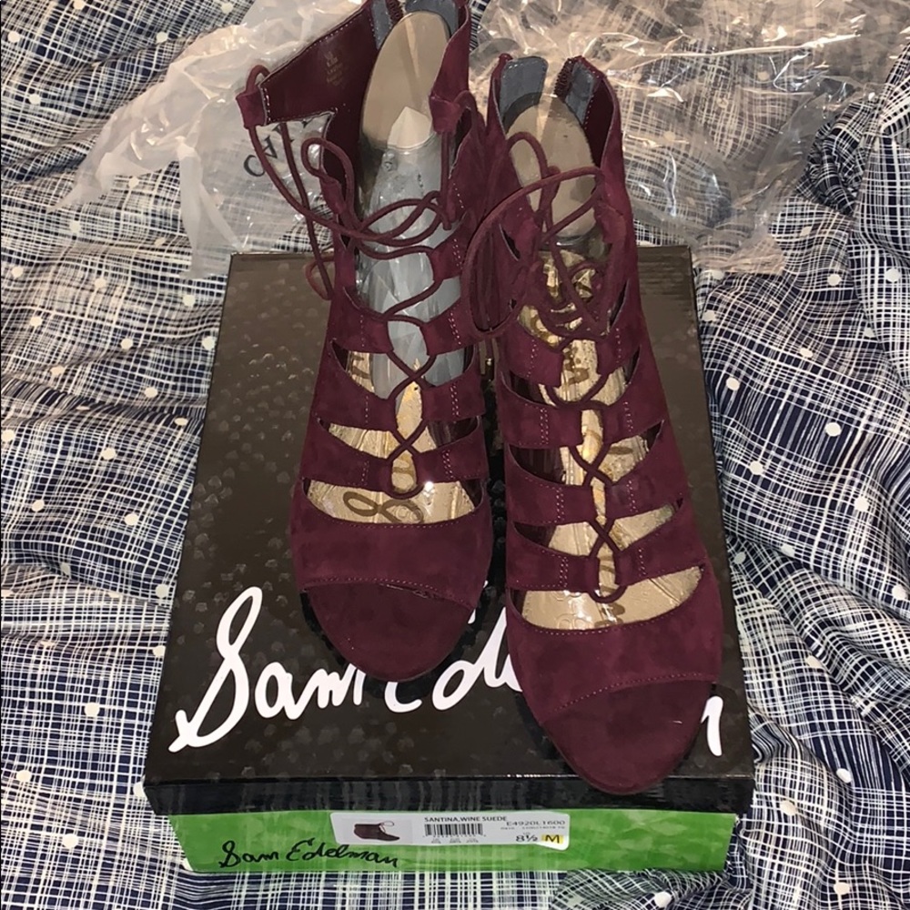 *New* Sam Edelman Suede Wedges